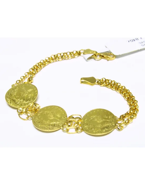 22 Ayar Altın Bileklik Künye Özel Tasarım 7.84 GR KNY1870