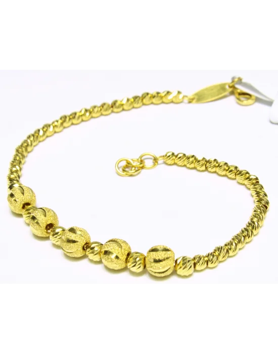 22 Ayar Altın Bileklik Künye Özel Tasarım 8.48 GR KNY2293