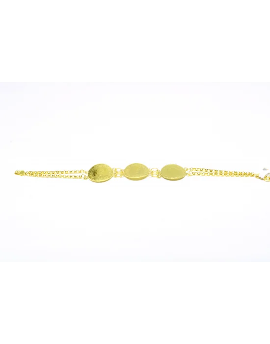 22 Ayar Altın Bileklik Künye Özel Tasarım 8.54 GR KNY4851