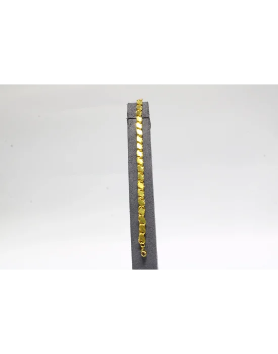 22 Ayar Altın Bileklik Künye Özel Tasarım Model 6.41 GR KNY2404