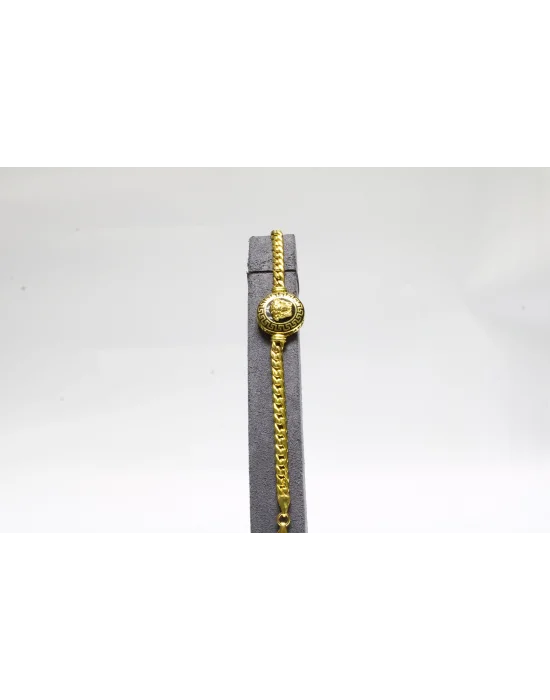 22 Ayar Altın Bileklik Künye Özel Tasarım Simgeli Model 13.11 GR KNY4097