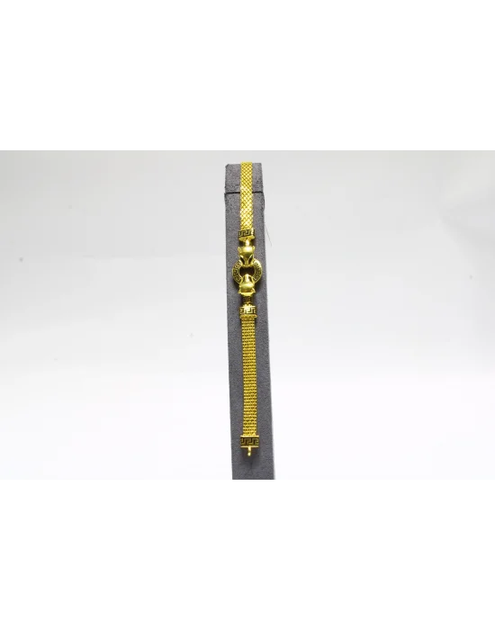 22 Ayar Altın Bileklik Künye Özel Tasarım Simgeli Model 15.59 GR SET0450