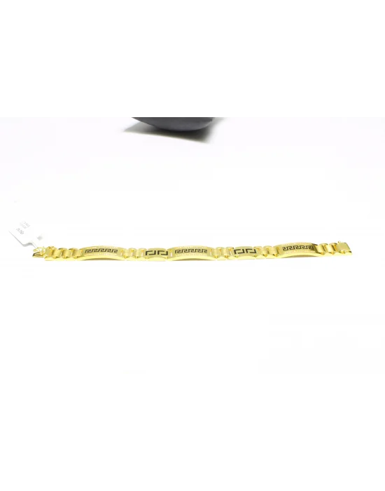 22 Ayar Altın Bileklik Künye Özel Tasarım Simgeli Model 24.25 GR KNY2412