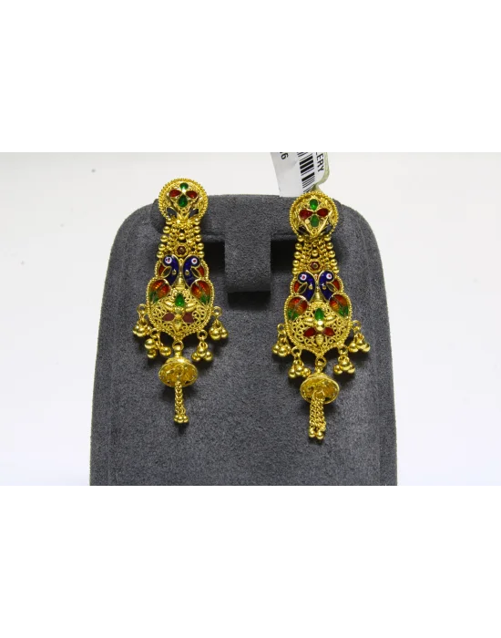 22 Ayar Altın Küpe 11.3 GR HNT0105