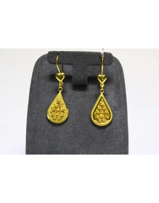 22 Ayar Altın Küpe 4.1 GR SET0722