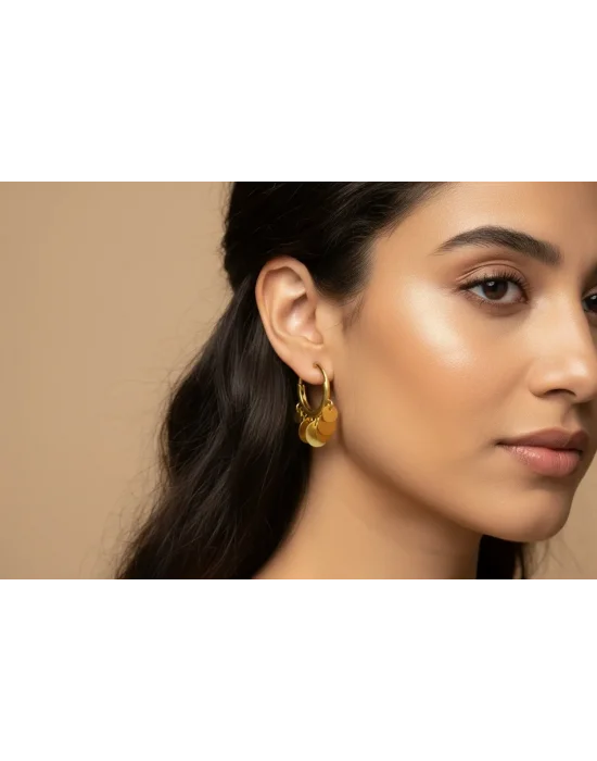 22 Ayar Altın Küpe 4.96 GR KPE9741