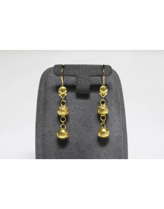 22 Ayar Altın Küpe 4.3 GR KPE9499