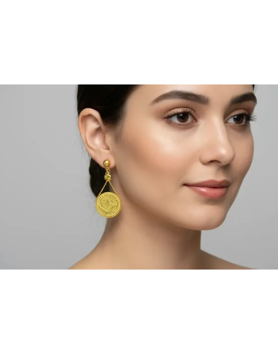 22 Ayar Altın Küpe 4.2 GR KPE8963