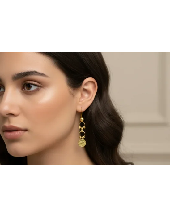22 Ayar Altın Küpe 4 GR KPE4578