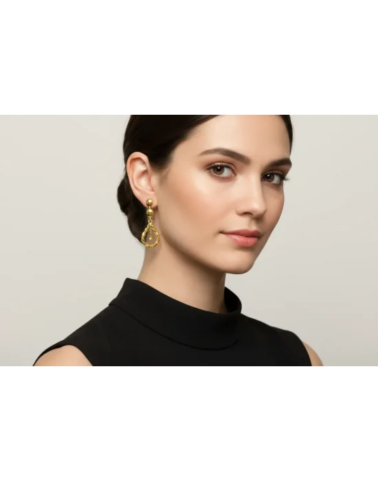 22 Ayar Altın Küpe 5.16 GR UME0019