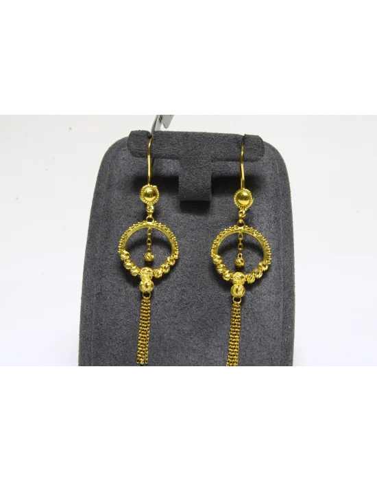 22 Ayar Altın Küpe 5.5 GR UME0527