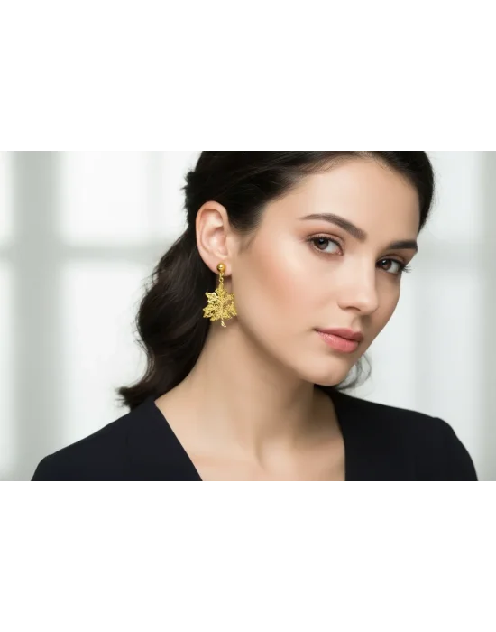 22 Ayar Altın Küpe 5.14 GR KPE6241