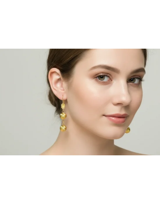 22 Ayar Altın Küpe 5.2 GR UME0339