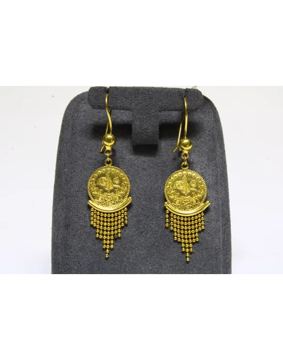 22 Ayar Altın Küpe 6.8 GR KLY4399
