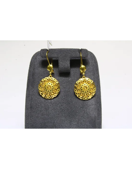 22 Ayar Altın Küpe 6.78 GR KPE9145