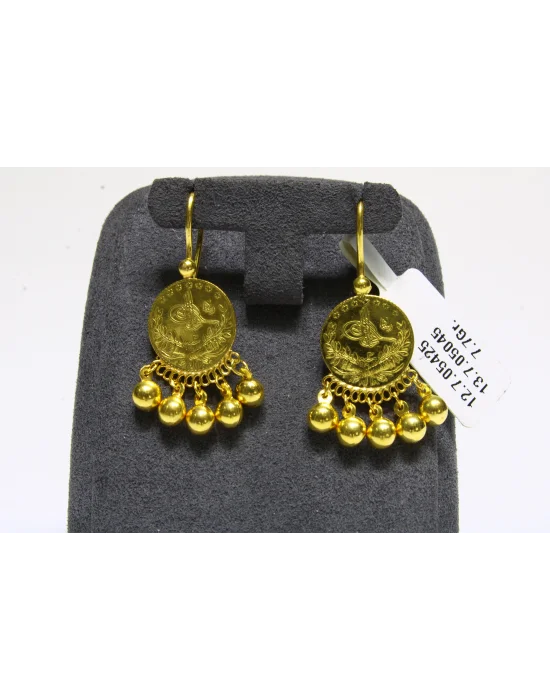 22 Ayar Altın Küpe 7.7 GR UME0650