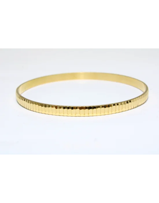 22 Ayar Altın Çizgili Aynalı Model Bilezik 15.76GR