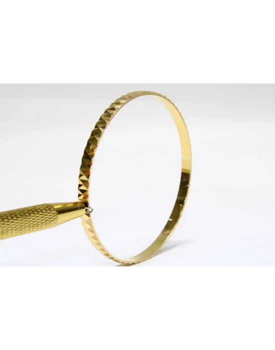 22 Ayar Altın Piramit Model Bilezik 16.23 GR