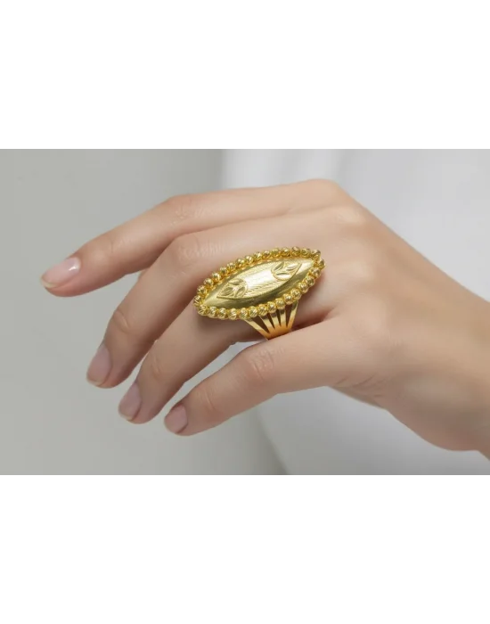 22 Ayar Altın Yüzük 8.37 GR YZK7391