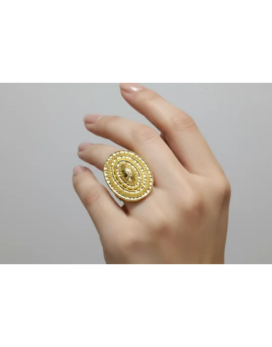 22 Ayar Altın Yüzük 9.15 GR YZK5973