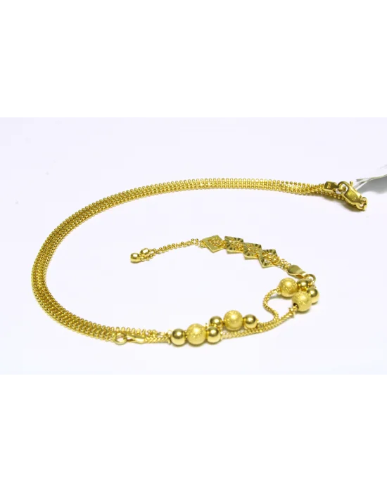 22 Ayar Altın Zincir Kolye 45 CM 13.13 GR KLY4549