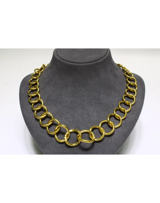 22 Ayar Altın Zincir Kolye 45 CM 34.26 GR KLY2903