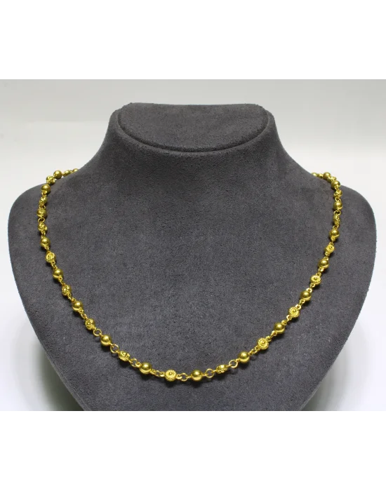 22 Ayar Altın Zincir Kolye 50 CM 12.1 GR KLY4012