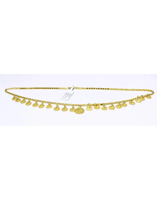 22 Ayar Altın Zincir Kolye 50 CM 14.66 GR KLY4566