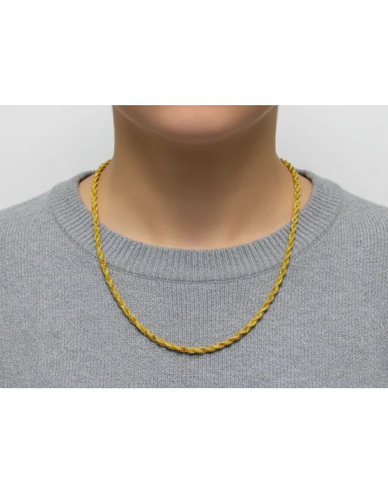 22 Ayar Altın Zincir Kolye 50 CM 14.4 GR KLY3663