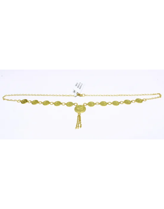 22 Ayar Altın Zincir Kolye 50 CM 16.28 GR KLY4324