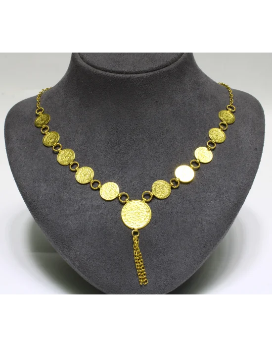 22 Ayar Altın Zincir Kolye 50 CM 16.28 GR KLY4324