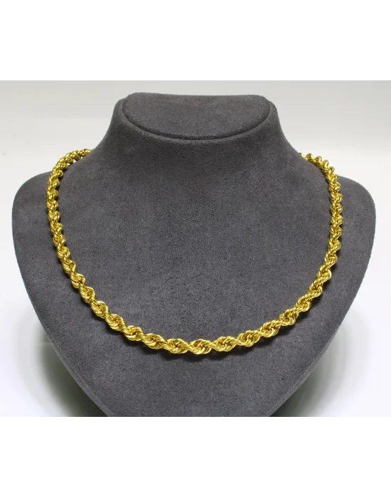 22 Ayar Altın Zincir Kolye 50 CM 21.66 GR KNY4710