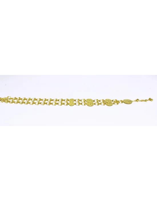 22 Ayar Altın Zincir Kolye 50 CM 22.37 GR KLY4322