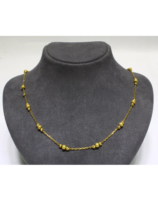 22 Ayar Altın Zincir Kolye 50 CM 8.9 GR KLY4202