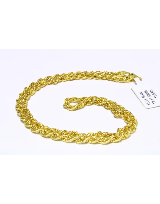 22 Ayar Altın Zincir Kolye 54 CM 12.53 GR KLY4667