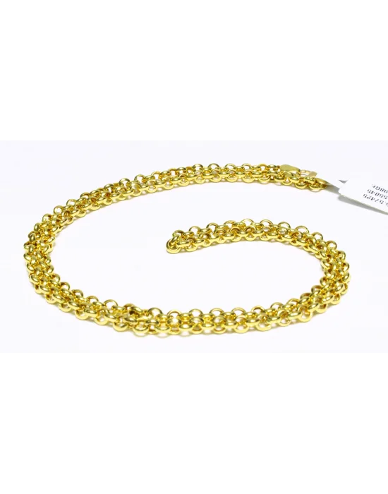 22 Ayar Altın Zincir Kolye 55 CM 14.74 GR KLY4196
