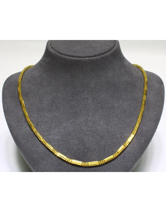 22 Ayar Altın Zincir Kolye 55 CM 19.19 GR KNY4273