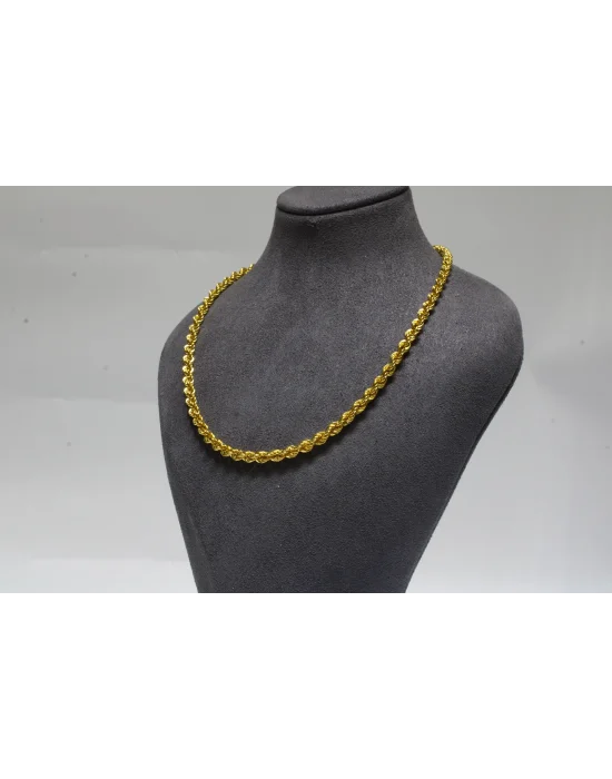 22 Ayar Altın Zincir Kolye 60 CM 12.42 GR KNY4704