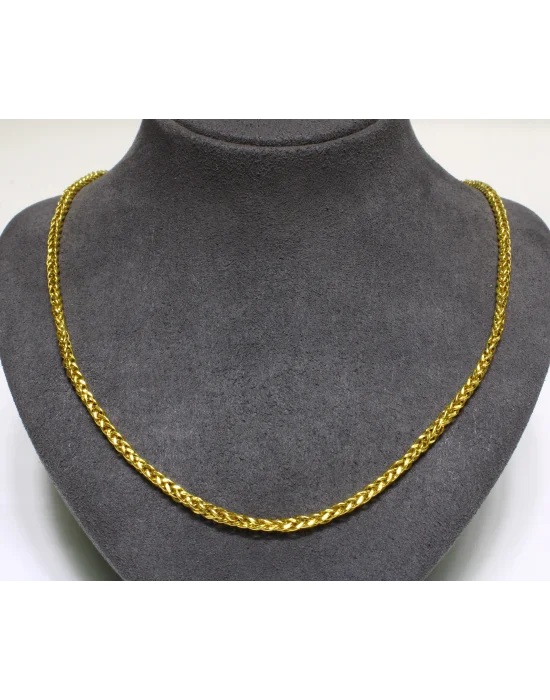 22 Ayar Altın Zincir Kolye 60 CM 13.02 GR KLY3037