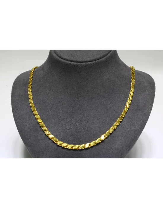 22 Ayar Altın Zincir Kolye 60 CM 19.13 GR ZNC2322