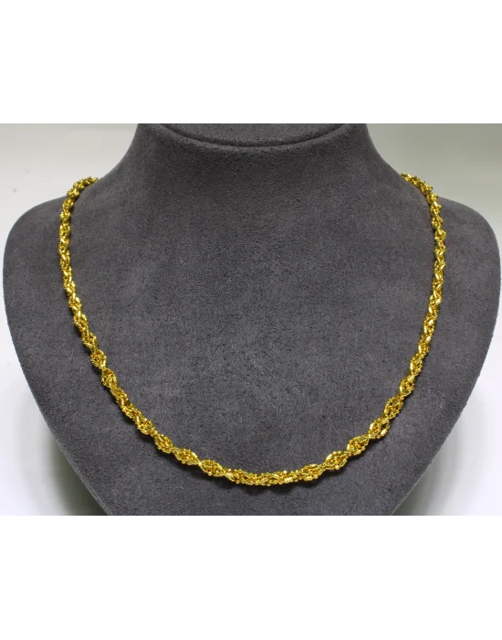 22 Ayar Altın Zincir Kolye 60 CM 21.81 GR KLY3658