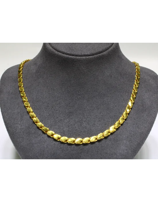 22 Ayar Altın Zincir Kolye 60 CM 22.82 GR ZNC3284