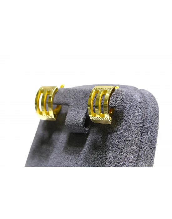 14 Ayar Altın Kaburga Modeli Küpe 2.32GR UME0227