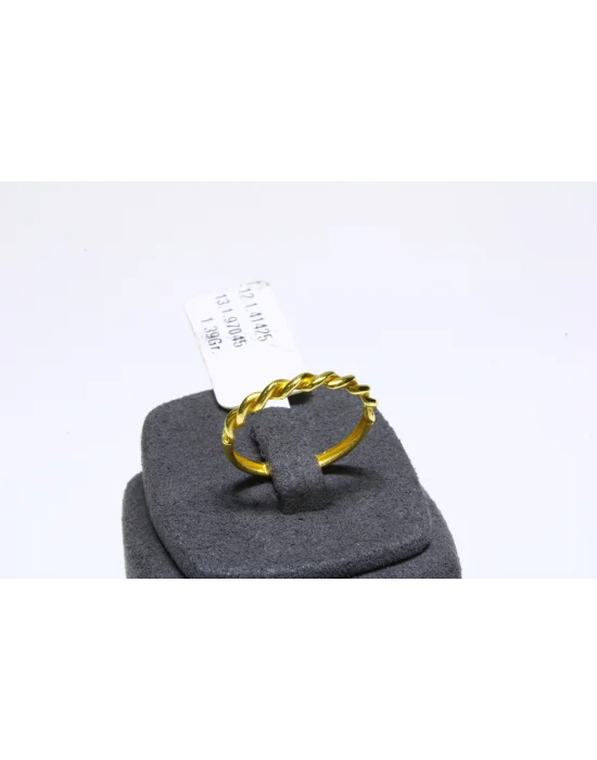 22 Ayar Altın Yüzük Sarmal Model 1.39GR YZK6215