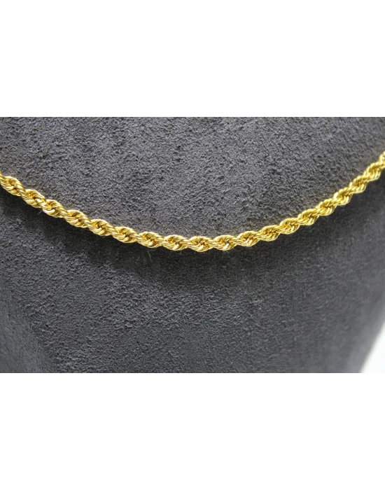 22 Ayar Altın Halat Modeli Zincir Kolye 7.43 GR 75 CM ZNC2119