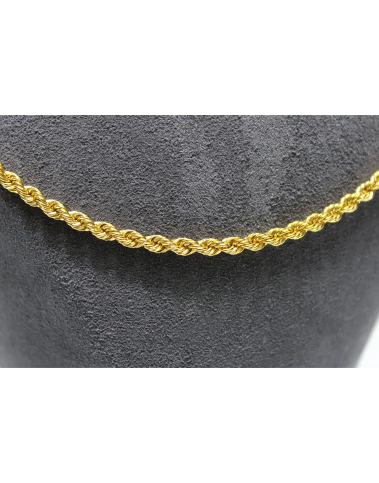 22 Ayar Altın Halat Modeli Zincir Kolye 10.80 GR 65 CM ZNC2234