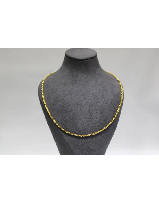 14 Ayar Altın Halat Modeli Zincir Kolye 4.89 GR 55 CM ZNC1830