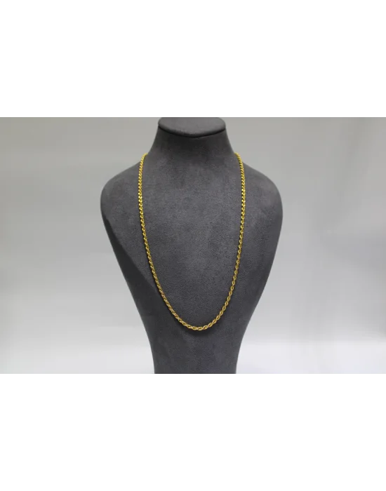 14 Ayar Altın Halat Modeli Zincir Kolye 4.89 GR 55 CM ZNC1830