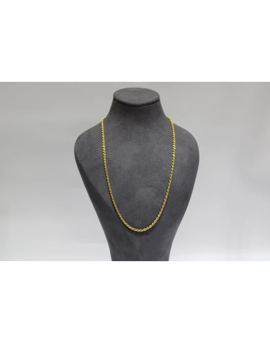 14 Ayar Altın Halat Modeli Zincir Kolye 5.02 GR 60 CM ZNC1834