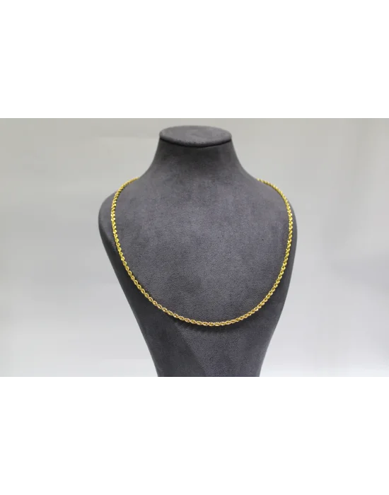 14 Ayar Altın Halat Modeli Zincir Kolye 5.24 GR 65 CM ZNC1285